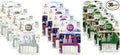 12 x 3 Scents Refill Air Freshener - Compatible with 3volution White flowers Mystical Japan & Forest Pine