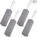 Pumice Stone for Toilet with Handle,4 Pieces Pumice Stone,Toilet Limescale Remover,Effective Limescale and Urine Remover