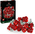 LEGO Botanicals Bouquet of Roses - Artificial Flowers Set for Adults - incl. 12 Faux Roses & 4 Sprigs of Baby's Breath for Home Decor - DIY Gift Idea - Valentine's Day Treat - 10328