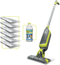 Shark VacMop 2-in-1 Cordless Hard Floor Vacuum Spray Mop, 6x Disposable Pad Refills, 355ml Multi-Surface Floor Cleaner, Lightweight 1.5kg, Maintenance-Free Disposable Pads, Charcoal Grey, VM200UK