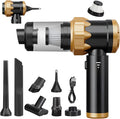 Handheld Vacuum Cleaner, 22000Pa Powerful Car Vacuum Cleaner Cordless, Mini Lightweight Vacuum for Car, Home, Black Gold