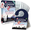 LONDON MOTH KILLER 10 (TEN) Premium Sticky Pheromone Moth Traps for the Common Clothes Moth and Similar Variants, for Wardrobes, Clothes and Carpets. inc. eBook