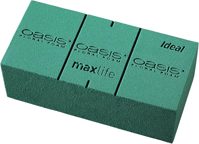 OASIS Floral Foam Brick | Florist Foam | Flower Foam Block for Crafts (Pack of 1)