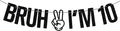Happy 10th Birthday Banner – Flashing Black Banners for Boys and Girls – 10th Birthday Decorations (Age10)