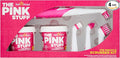 Stardrops - The Pink Stuff - The Miracle Scrubber Kit - 2 Tubs of The Miracle Cleaning Paste With Electric Scrubber Tool and 4 Cleaning Brush Heads