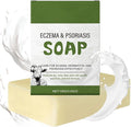 Eczema Soap for Face and Body - Goats Milk Soap for Dermatitis & Psoriasis - Natural So-ap Bar for Dry Itchy Sensitive Skin Relief - Moisturizing Handmade S-oap - Gentle Oatmeal Goat Milk Wash - 100g
