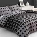Grace King Size Duvet Cover Sets - Premium Microfiber Kingsize Duvet Cover Sets (230 x 220 cm) 3 PCs - Ultrasoft Hypoallergenic Reversible Quilt Cover Bedding Set With Zipper Closure