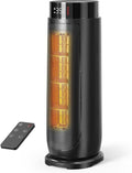 Aroeve Electric Heater, 2000W PTC Fan Heater for Home Space, Quiet Room & Portable, 90° Oscillation, 4 Modes, ECO Energy-Saving, 24H Timer, Remote Control, Overheating & Tip-Over Protection