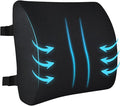 Memory Foam Lumbar Cushion Lower Back Support Pillow Posture Correcting Car Seat Home Office Chair