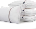 BedStory 4 Pack Sleeping Pillows, Hotel Pillow Down Alternative Dust Mite Resistant & Hypoallergenic, Standard Size Bed Pillow for Neck/Shoulder Pain/Allergy Sufferers and Back/Stomach/Side Sleepers