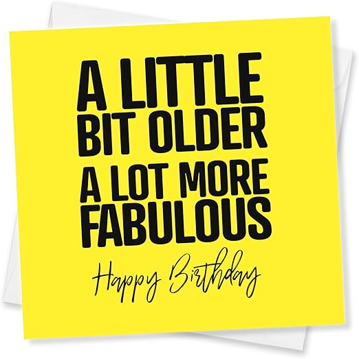 Punkcards – Funny Birthday Greeting for Women, Fabulous & Humorous Celebration Card for Men, Made in the UK