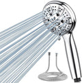 Shower Head with Hose 1.5m, High Pressure Shower Heads with 5 Spray Modes, Powerful Flow Rain Shower Head Set for Low Water Pressure