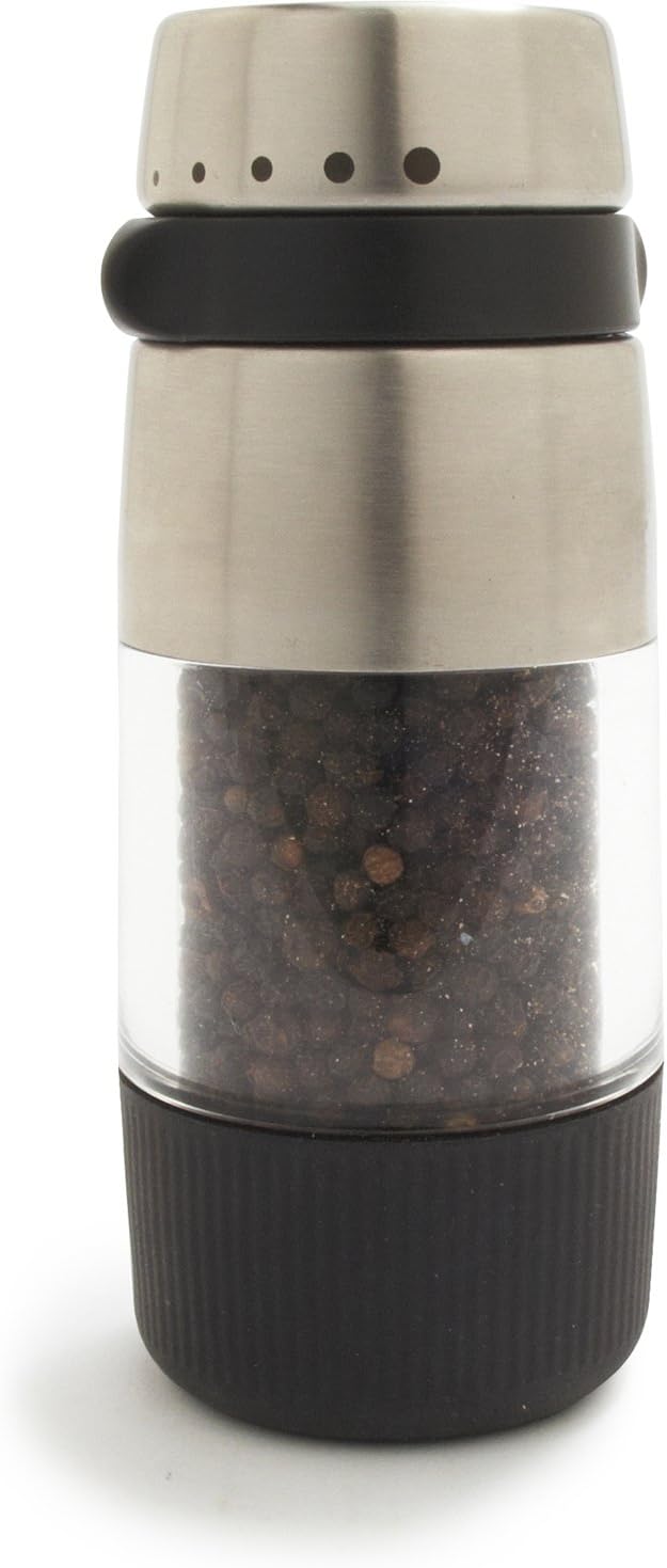 OXO Good Grips Accent Mess-Free Pepper Grinder, Silver