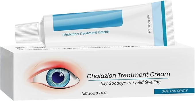 Chalazion & Blepharitis Eye Cream, Gentle Treatment for Stye, Swollen Eyelids, Puffiness & Redness, Soothing Relief for Irritation & Dryness, Eyelid Cream for Daily Eye Care
