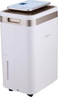Belaco 12L Dehumidifier for Home & Bedroom, Quiet Low Energy Moisture Extractor with Laundry Drying Mode, Auto Shut-Off, 2L Tank for Damp & Condensation Control