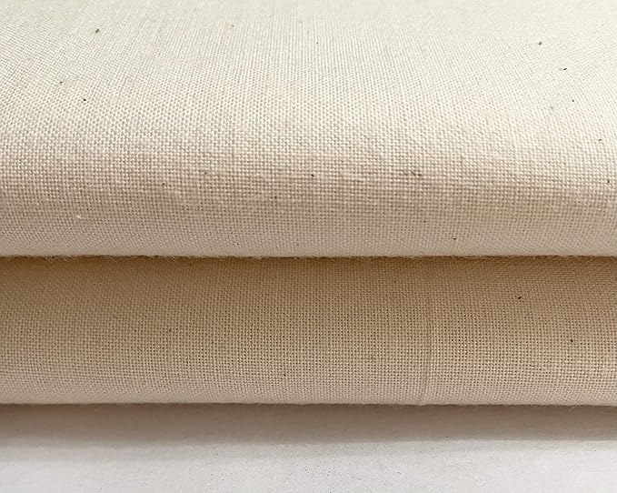 100% Cotton Natural Calico Unbleached Craft Fabric - Medium Weight - 160CM Extra Wide (1 Metre)