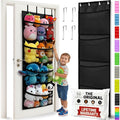 Honeyera The Original Stuffed Animal Storage (Patented) - Over Door Organizer for Stuffies, Baby Ideas Holder, Toy Plush Hammock Hanging Net Big Girls Toddler Large Bag Animals Stuffy Behind