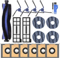 VIEWALL 19 Pack X10 Accessories Kit Replacement for Eufy X10 Pro Omni Vacuum,1 Main Brush,4 Mop Cloth Pads,4 Side Brushes,2 HEPA Filters,6 Replacement Dust Bags,1 Cleaning Tools,1 Screwdriver