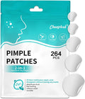 Pimple Patches Spot Patches Pimple Patch Hydrocolloid Treatment Invisible Blemish Stickers Dots Spots Acne Patch Effectively Calms & Relieves Acne(264 pcs)