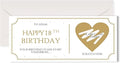 Personalised Scratch Card Birthday Scratch Card Gift Reveal Birthday Surprise Greeting Cards Scratch-Off Stickers with Envelope Best Wishes Gift Greeting Cards for Women Men (Design2)