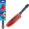 Vileda Pet Pro Electrostatic Brush Ideal for Pet Hair Removal from Carpets and Furnishings Small Spaces Rubber Brush for Pets Hair Washable and Long Lasting