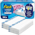 Flash Speedmop Wet Cloth Refills, Floor Cleaner, Wild Orchid, 96 Count (24 x 4)