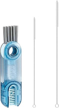3-in-1 Cup Lid & Straw Cleaning Brush Set - Multifunctional Detail Tool for Test Tubes