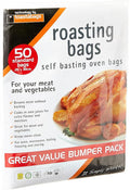 Toastabags Standard Roasting Bags, Transparent, 25 x 38 cm, Pack of 50
