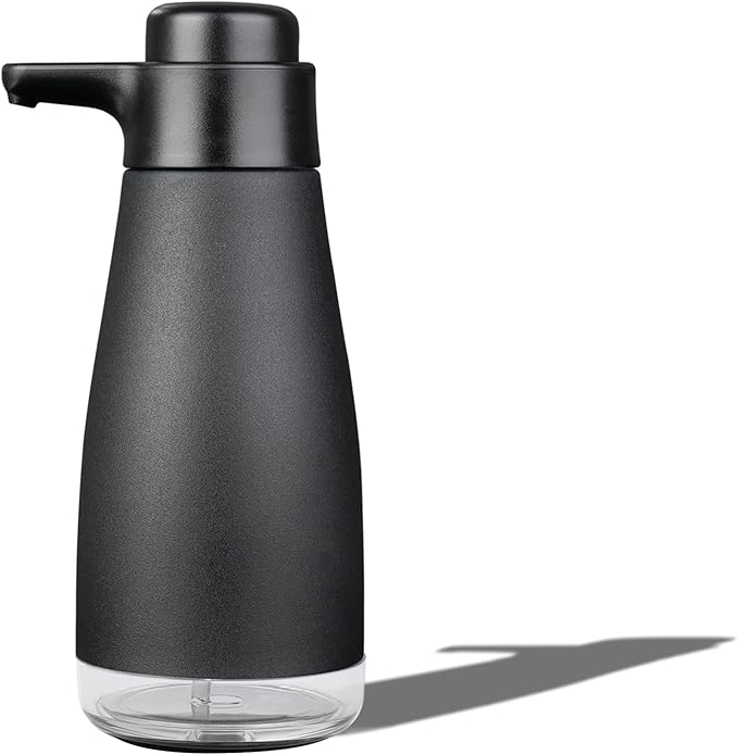 AIKE 450ml Soap Dispenser Manual Pump, Stainless Steel Washing up Liquid Dispenser for Kitchen Dish