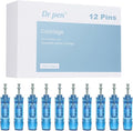 Dr.pen M8S Cartridges 12 Pins, 10Pcs Dr.pen Replacement Cartridges for Microneedling Pen M8S/A8S/A9 Model, Authentic Disposable Microneedling Cartridges (12 Pins, 10Pcs)