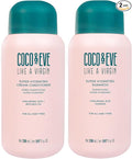 Coco & Eve Like A Virgin Shampoo & Conditioner Bundle Kit - Natural, Sulfate free Hair Care with Argan Oil, Coconut and Avocado Oil | For Dry Damaged, Color Treated Hair | Anti Frizz