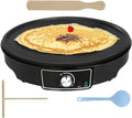 Ovation Crepe and Pancake Maker | 30cm (12 Inch) Non-Stick Electric Hotplate for Pancakes, Includes Crepe Making Tools, 1000W Temperature and Thermostatic Control