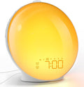 Dekala Sunrise Alarm Clock with Wake Up Light - Dual Alarm, Sunrise & Sunset Simulation, FM Radio, 7 Natural Sounds, Full-Screen Touch Display, Bedside Clock for Adults & Kids