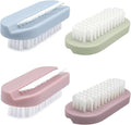 4 PCS Dual-Sided Nail Brush Set – Soft & Firm Bristles Nail Cleaning Brush Scrubber for Fingernails, Hands & Feet – Portable Nail Brushes for Deep Cleaning, Nail Art & Everyday Use