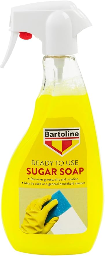 Bartoline Ready to Use Sugar Soap Spray 500ml – Multi-Surface Cleaner & Pre-Paint Cleaner