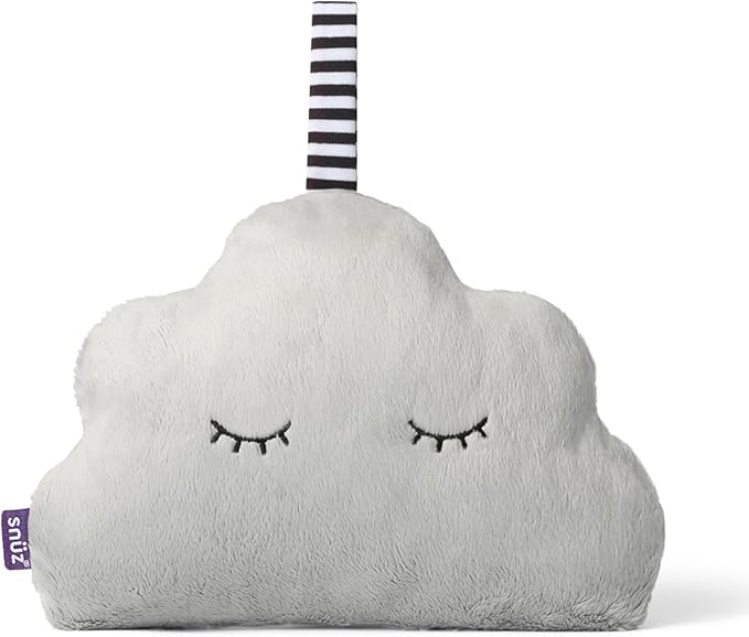 SnuzCloud 3-in-1 White Noise Machine - Baby Sleep Aid with Soothing Pink Noise and Sensory Lights, Newborn Essential for The Cot, Crib, and More, Adjustable Volume, Lightweight and Portable