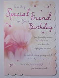 STUNNING TOP RANGE WONDERFULLY WORDED 5 VERSE VERY SPECIAL FRIEND BIRTHDAY CARD