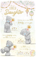 Me to You Tatty Teddy Cute Birthday Card To A Lovely Daughter - Official Collection
