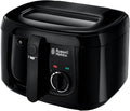 Russell Hobbs Electric Deep Fat Fryer, 2.5L capacity/can cook 1kg food, Carbon odour filter, Large observation window, Non-stick coated pan, Adjustable thermostat, Handle lift system, 1800W, 24570