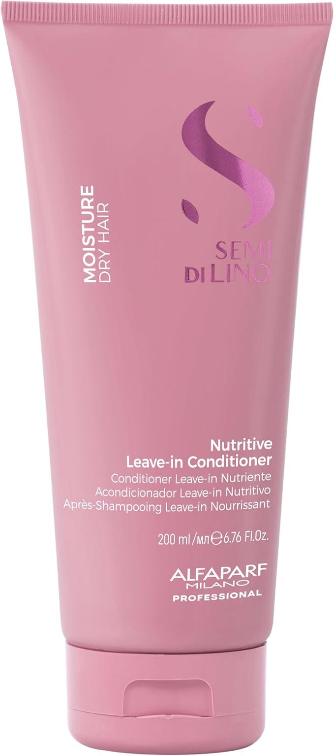 Alfaparf Milano Semi di Lino Moisture Nutritive Leave-In Conditioner, 200 ml