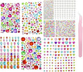 2790pcs Gem Stickers, Stick on Gems Jewel Stickers Sticky Gems for Crafts Gluing