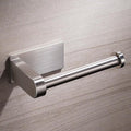 Toilet Roll Holder Wall Mounted, Premium 304 Stainless Steel Toilet Paper Holder Self Adhesive for Bathroom & Kitchen, Strong Adhesiveness and Waterproof,Silver