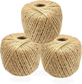 3x Jute Twine string Garden Twine Jute Rope for Decoration, Garden,DIY Crafts, Gift Wrapping, Bundling Packing Floristry (40M x 3) 120M /393 Feet (pack of 3)