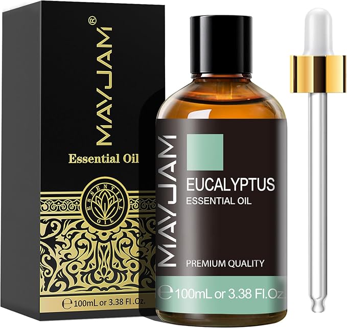 MAYJAM Eucalyptus Essential Oils 100ML, Eucalyptus Oil for Diffuser, Humidifier, DIY, Home, Office