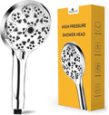 Magichome High Pressure Shower Head with 10 Modes, Premium Chrome-Plated Handheld Shower Head for Bathroom