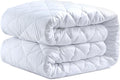 Mattress Protector Double Bed Extra Deep fitted 40cm Stretch Skirt Anti Allergy- Mattress Topper Cover(137 X 190cm) Not Waterproof