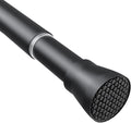 Extendable Curtain Poles Shower Curtain Rail 70-130 cm Tension Rods for Curtains Shower Curtain Rod Shower Curtain Pole Tension Rod Curtain Poles No Drilling Black 1Pcs Diameter:22 mm