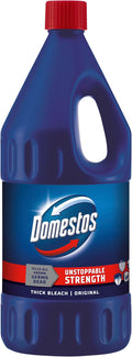 Domestos Original Thick Bleach disinfectant that eliminates 99.99% of bacteria and viruses* unstoppable strength 2 L