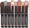 LANGMANNI 8Pcs Eyeshadow Stick Gift Set,Soft Smooth Cream With Matte Earth & Metal Colors, Waterproof & Long-Lasting, Beauty & Personal Care Eye Shadow Stick For Daily Makeup & Special Occasions (#B)