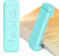 Glocusent Reading Light Book Light Clip On,Eye Caring Reading Lights for Books in Bed, 3 Colours & 5 Brightness Dimmable, Portable & Flexible, Long Lasting up to 80 hrs, Perfect for Book Lover